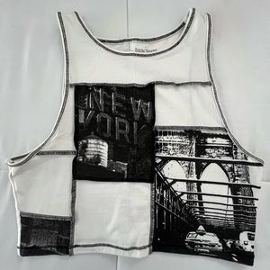 HOLLISTER x SOCIAL TOURIST NYC Patchwork Tank